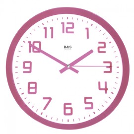 Настенные часы B&S SHC-270 PPEM (Pink)